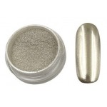 Silver Mirror Powder. Gümüş pigment aynalı manikür için. 1 gr.
